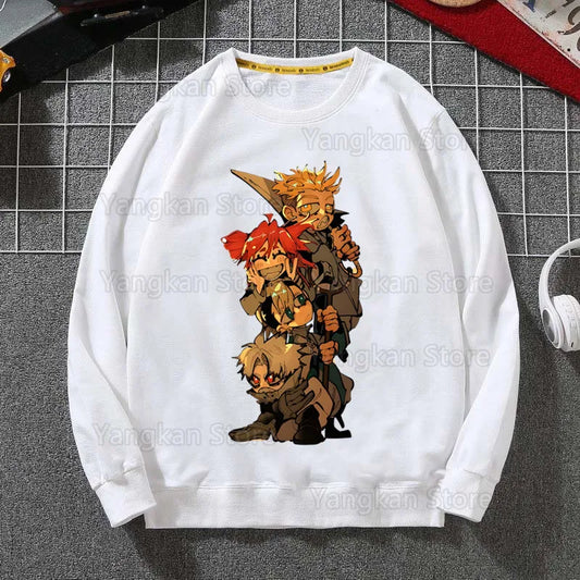 Gachiakuta: Tome Anime Hoodies Sweatshirts Hooded Boys Men/women Classic Cartoon printed Clothes Custom