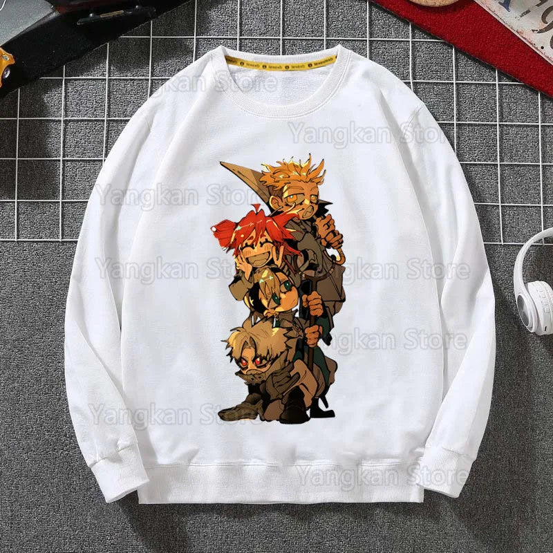 Gachiakuta: Tome Anime Hoodies Sweatshirts Hooded Boys Men/women Classic Cartoon printed Clothes Custom