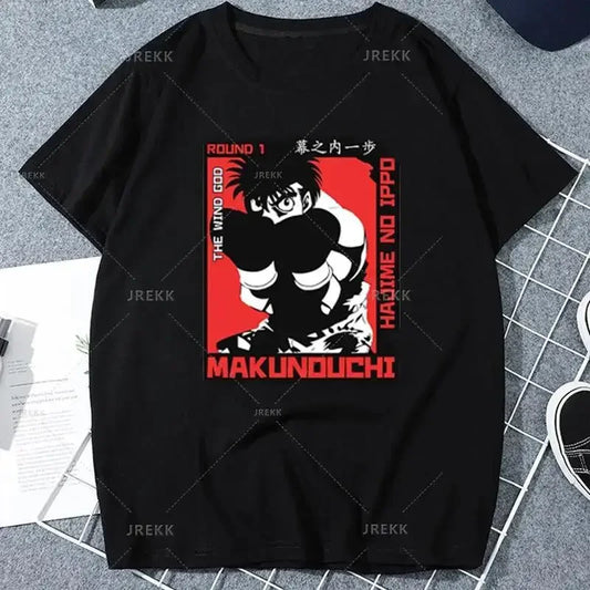 Hajime No Ippo: Kamogawa Boxing Gym T Shirt Makunouchi Takamura Celin KGB Print T Shirt Casual Plus Size T Shirt Women