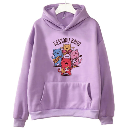 Bocchi the Rock:hoodies fashion tops cartoon 2026 cute harajuku Female Sport Coat