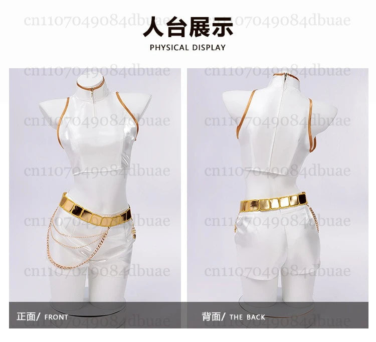 K-Pop Mira Rumi Zoey Cosplay Anime Demon Hunters Cosplay Costume Woman Black/White Gold Party Stage Play Uniform Girl Suit