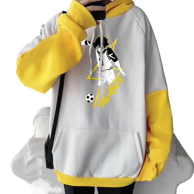 Blue Lock: Meguru Bachira Hoodie Men Women Loose Casual Pullover Sweatshirt Boys Girls Long Sleeves Streetwear Hoodies