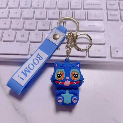 KPOP Devil Hunting Girl Group Tiger Anime Figure Toys Cute PVC Keychain Anime Student Bag Decoration Festival Gift