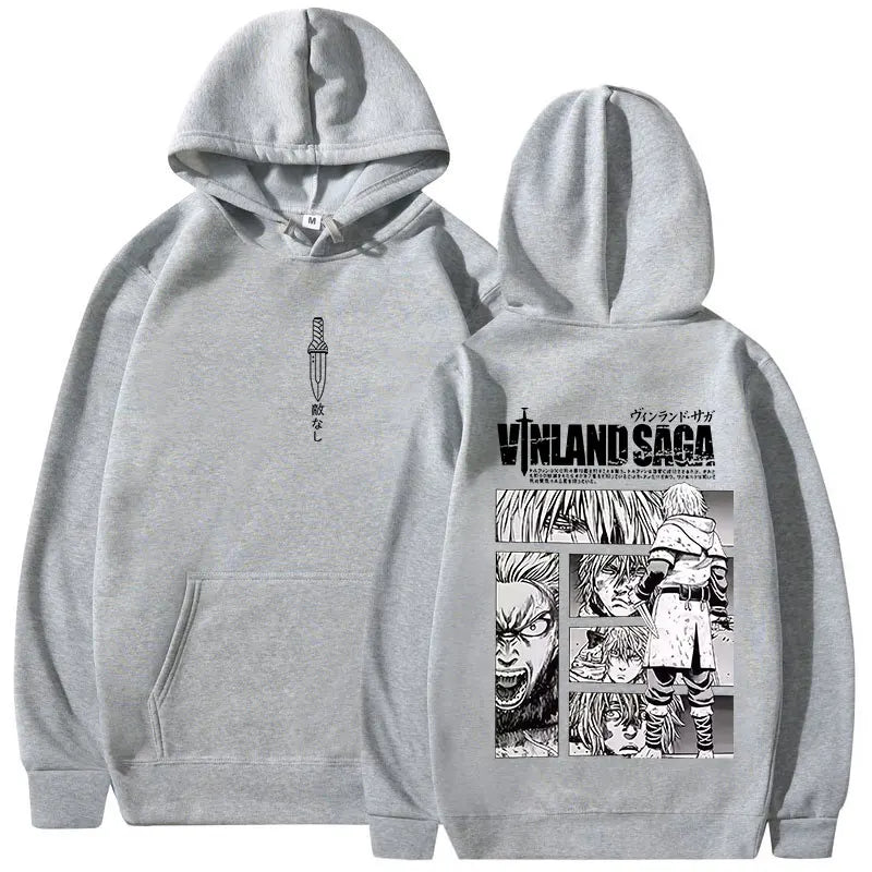Vinland Saga: Hoodies Manga Thorfinn Karlsefni Graphic Men's Women Clothing Hooded Sweatshirts Harajuku Oversized Pullovers