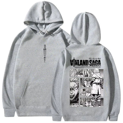 Vinland Saga: Hoodies Manga Thorfinn Karlsefni Graphic Men's Women Clothing Hooded Sweatshirts Harajuku Oversized Pullovers