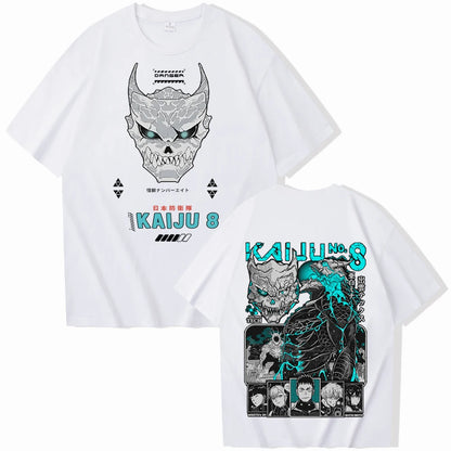 Kaiju No 8: T-shirt Harajuku O-neck Casual Shirt