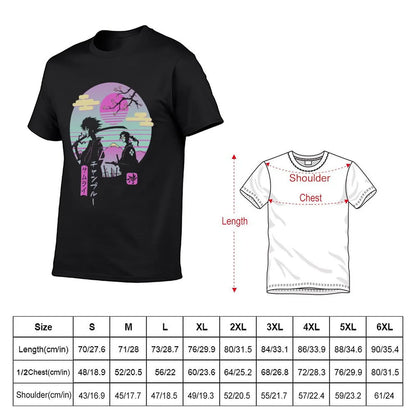 Samurai Champloo: T-shirt new edition summer top customs vintage mens t shirts casual stylish
