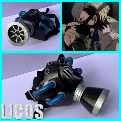 Gachiakuta:  Riyo Rudo Tamsy Zanka Enjin Cosplay Mask Gas Mask Props Punk Gothic Anime Character Prop Tactical Respirator