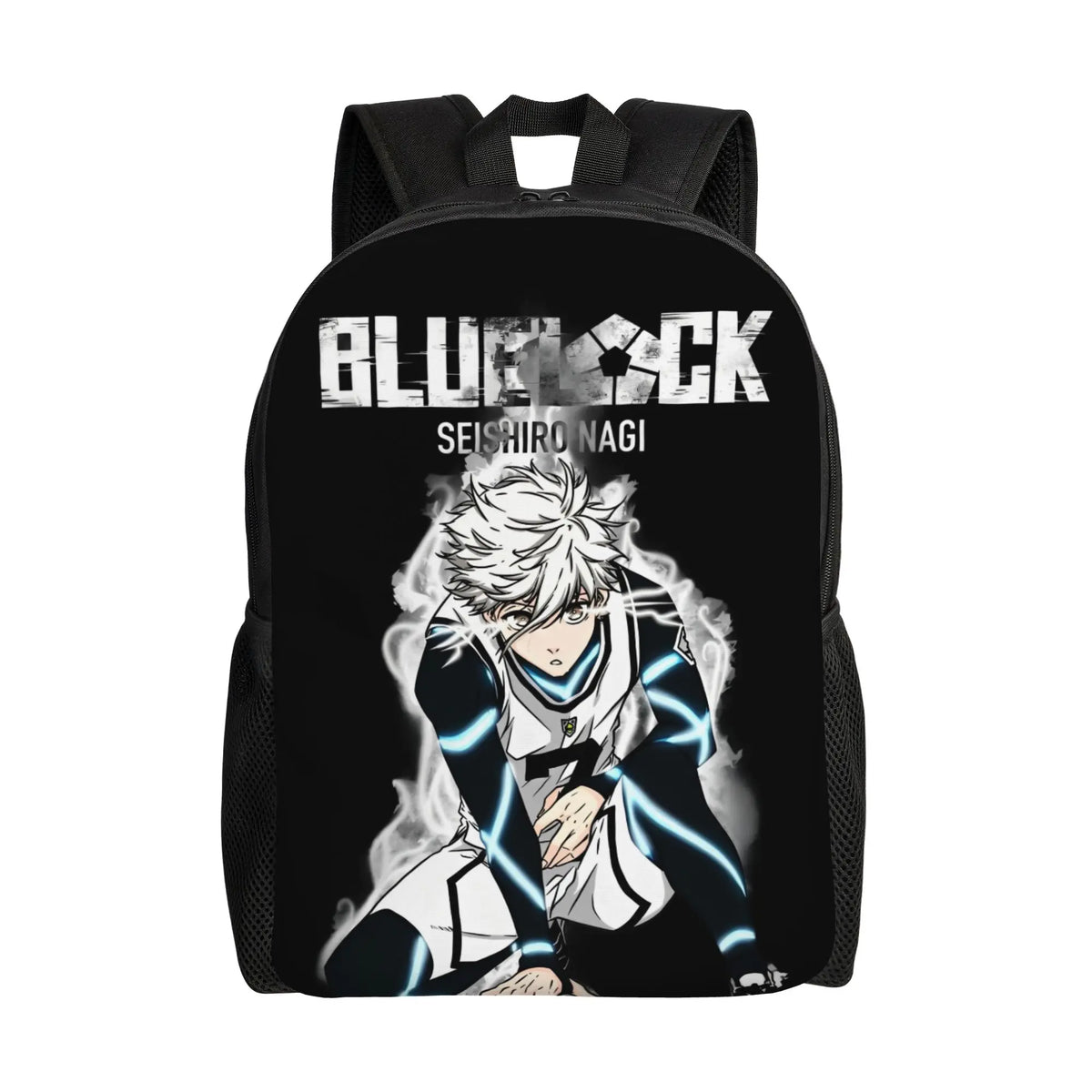 Blue Lock: Backpack for Men Women Teenage High School Hiking Travel Daypack Soccer Anime Laptop Computer Canvas Bags Durable