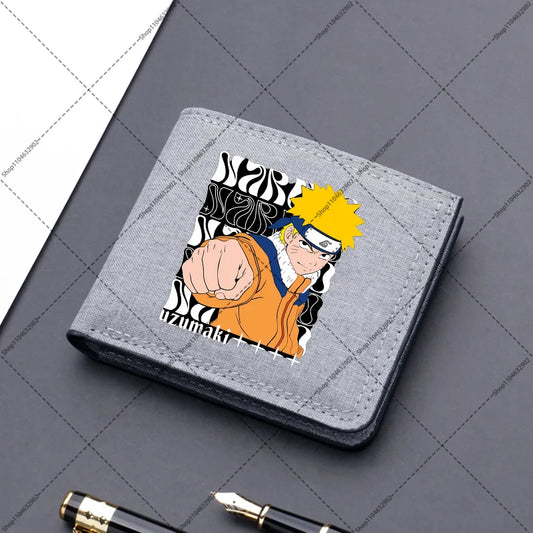 Naruto: Variotion Wallet Sasuke Sakura Cartoon Anime Pattern Portable Purses Boys Girls Cute Purse Women Creative Wallets Party Gifts