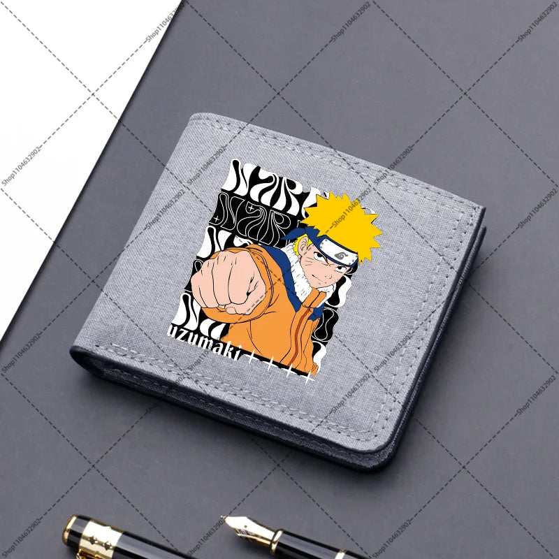 Naruto: Variotion Wallet Sasuke Sakura Cartoon Anime Pattern Portable Purses Boys Girls Cute Purse Women Creative Wallets Party Gifts