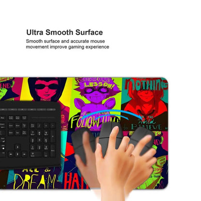 Cowboy Bebop: Mouse Pad Large Computer Mouse Pad Office Accessories XXL Pc Gamer Non-slip Deskmat Mousepad Keyboard Rubber Game