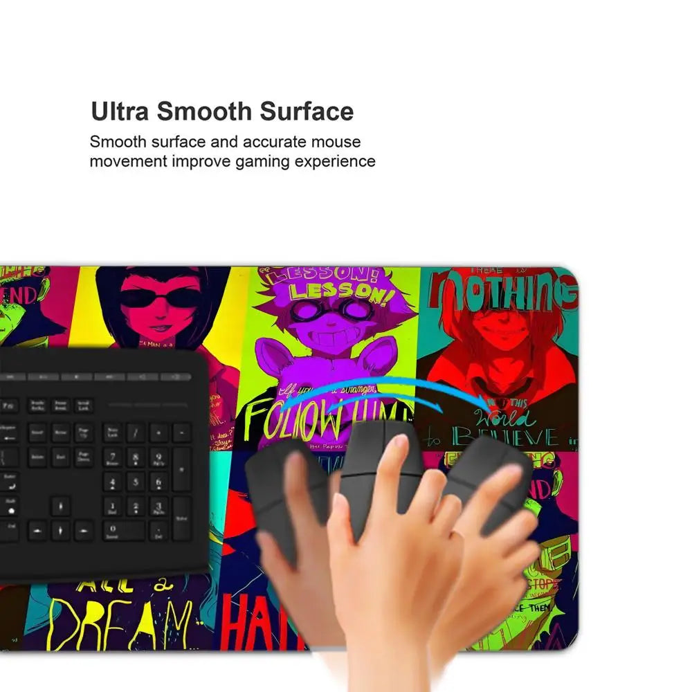 Cowboy Bebop: Mouse Pad Large Computer Mouse Pad Office Accessories XXL Pc Gamer Non-slip Deskmat Mousepad Keyboard Rubber Game