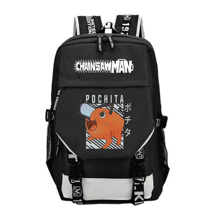 Kaiju No 8: Cartoon Print Backpack Teenage Street Cool Zipper Schoolbag School Supplies Student Gifts