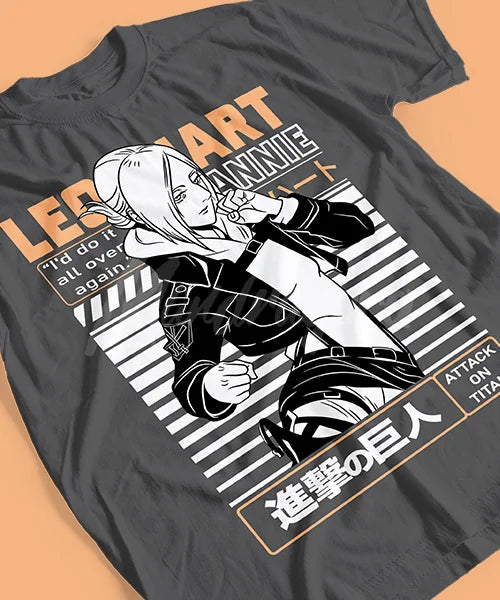Attack on Titan: T Shirt  unisex Attack on Titan Annie Leonhart Batalla Final