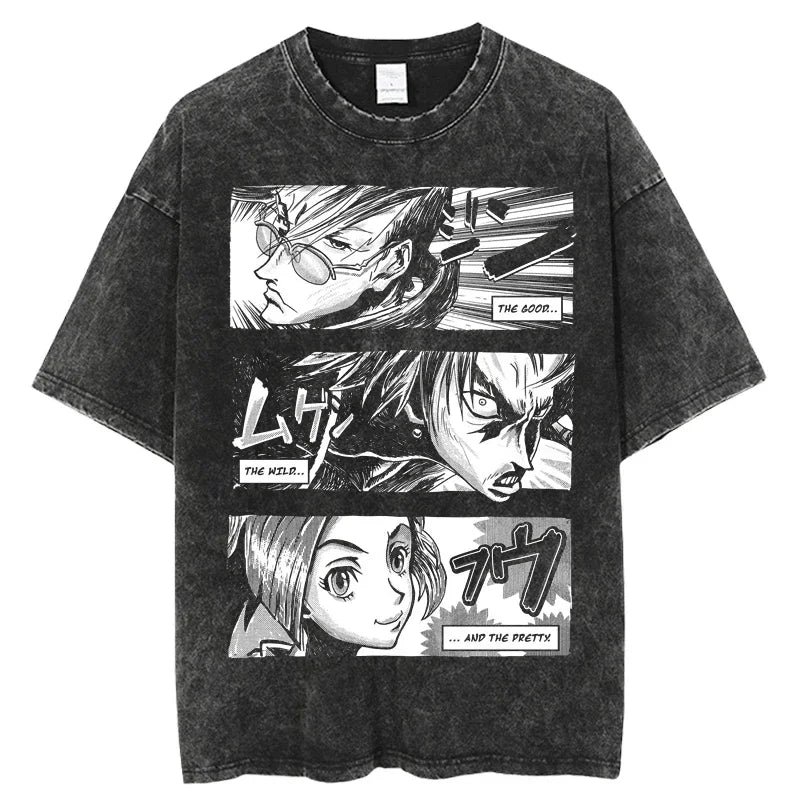 Samurai Champloo :T-Shirt Print T Shirt Fashion Hip Hop T-Shirts Streetwear Summer Casual Tops Unisex