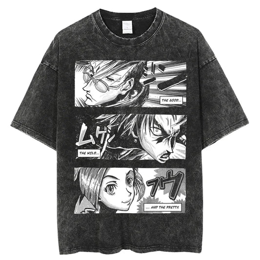 Samurai Champloo :T-Shirt Print T Shirt Fashion Hip Hop T-Shirts Streetwear Summer Casual Tops Unisex