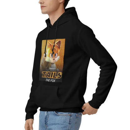 Sonic The Hedgehog : Tails The Fox  Hoodies Men's Women Casual Pullover Sweatshirts Harajuku Long Sleeve Hooded Autumn Winter