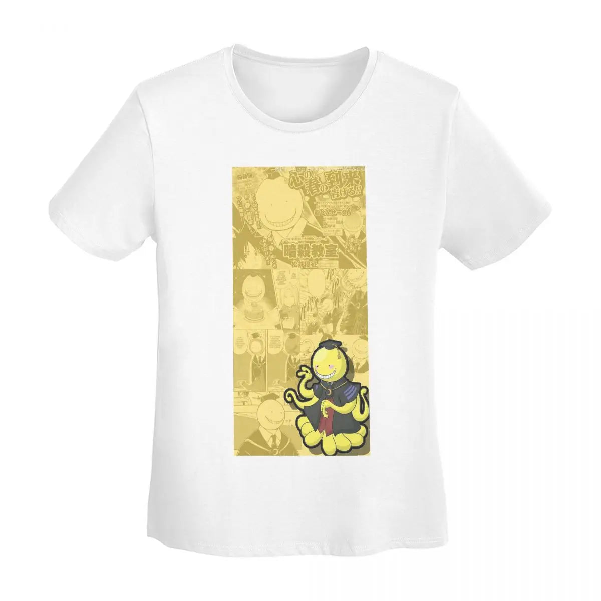 Assassination Classroom: Octopus Koro Sensei T-Shirt Women Short Sleeve T Shirts O-Neck Clothes Cotton Summer Tees Streetwear