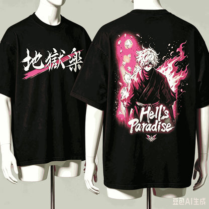 Hell's Paradise: Lover T-shirt Harajuku Cotton New Model High Street Retro Fashion Oversized Unisex hot product Comfortable