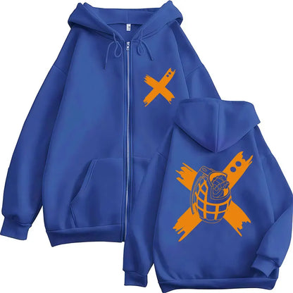 My Hero Academia: Zip Up Hoodies Harajuku Fashion Manga Vintage Sweatshirt Men Women Fleece Oversized Tracksuit Coats