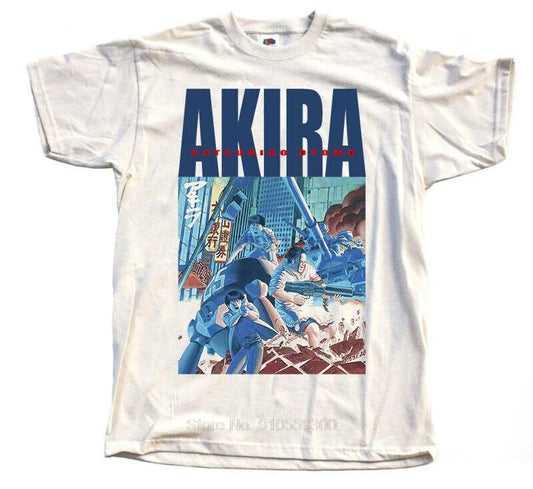 Akira: 1988 Natural T-Shirt V7 Manga K.Otomo Tokyo Cotton Sizes S 5Xl cotton tshirt men summer fashion t-shirt euro size