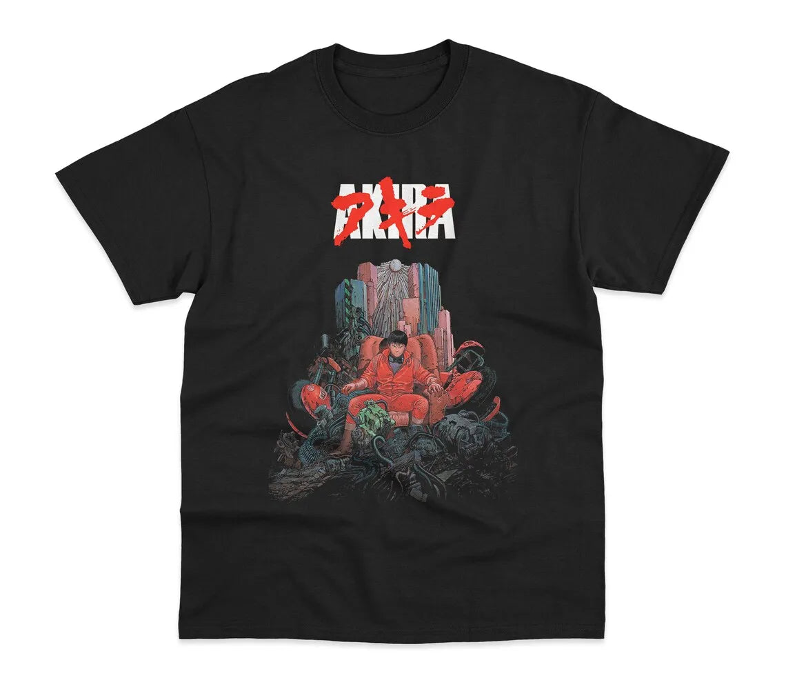Akira: Manga T-shirt  Women Anime Neo Tokyo  Movie Science Fiction Shotaro Kaneda Y2K TOP Tshirt Washed Vintage T Shirts Male Top