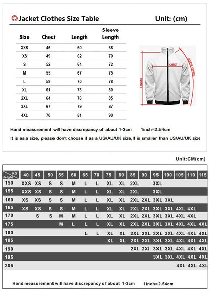 Akira:  3D Print Stand Collar Hoodie Hip Hop Men Women Zipper Hoodies Jacket Sweatshirts Clothes
