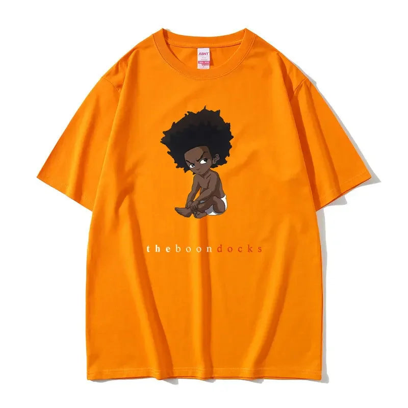 The Boondocks: Graphic Tshirt Funny Men Women Cosplay Rapper The Notorious Big Ready To Die Print T-shirts Biggie Smalls T Shirt