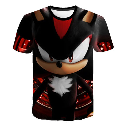 Sonic The Hedgehog: Boys Sonic T-Shirt Kids TShirts Baby Boys Casual Short Sleeves Print T-shirt For Boy Summer Children Tee Shirts Tops
