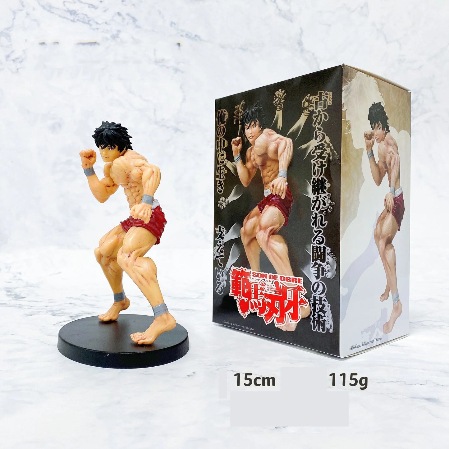 Baki the Grappler: Hanma baki Hanma Yujirō Hanayama Kaoru Jack Hanma Action Figure Model Collection Toys 22CM