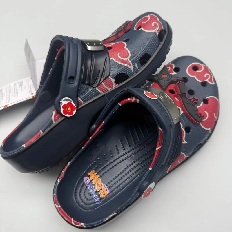 Naruto:  Kakashi Itachi Anime Slippers Outdoor Travel Beach Sandals Gift Men Non-Slip Home Shoes Slipper Cartoon Sasuke Cave Shoes