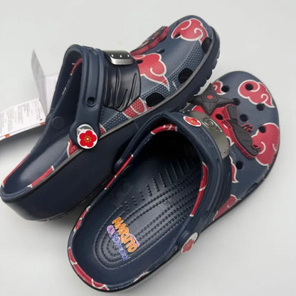 Naruto:  Kakashi Itachi Anime Slippers Outdoor Travel Beach Sandals Gift Men Non-Slip Home Shoes Slipper Cartoon Sasuke Cave Shoes