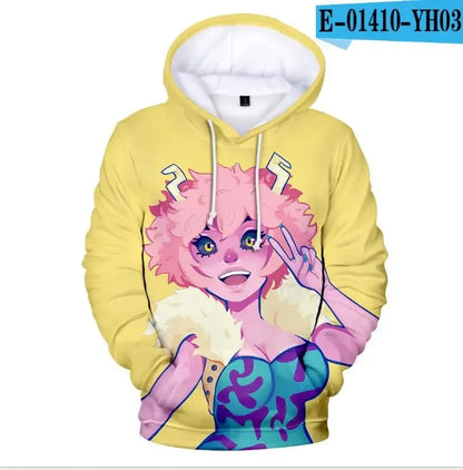 My Hero Academia: Midoriya Izuku All Might Cosplay Costume School Uniform Boku No Hero Academia 3D Print Mens Hoodies Sweatshirts
