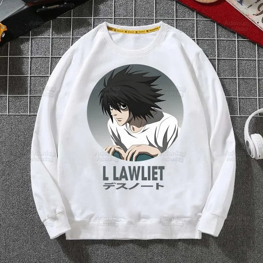Death Note: L Ryuk Sweatshirts Harajuku Men's Ryuuku Animation Collectable Casual Clothes