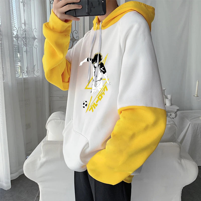 Blue Lock: Meguru Bachira Hoodie Men Women Loose Casual Pullover Sweatshirt Boys Girls Long Sleeves Streetwear Hoodies