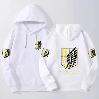 Attack On Titan: Printed Hoodie Sweatshirt Men's and Women's Hoodie Men's Tops Sports Hoodie Harajuku Y2K Hoodie