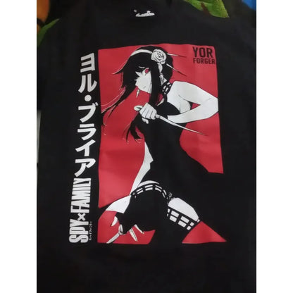 Spy x Family: Summer Anime Yor Unisex Graphics T-Shirt Manga All Size Graphic T Shirts Oversized Y2k T Shirt Women's Clothing