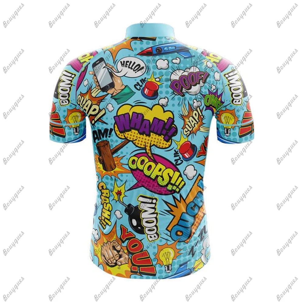Yowamushi Pedal: Team Men Cycling Jersey MTB Maillot Bike Shirt Downhill Jersey High Quality Pro Team Tricota Mountain Bicycle Clothing