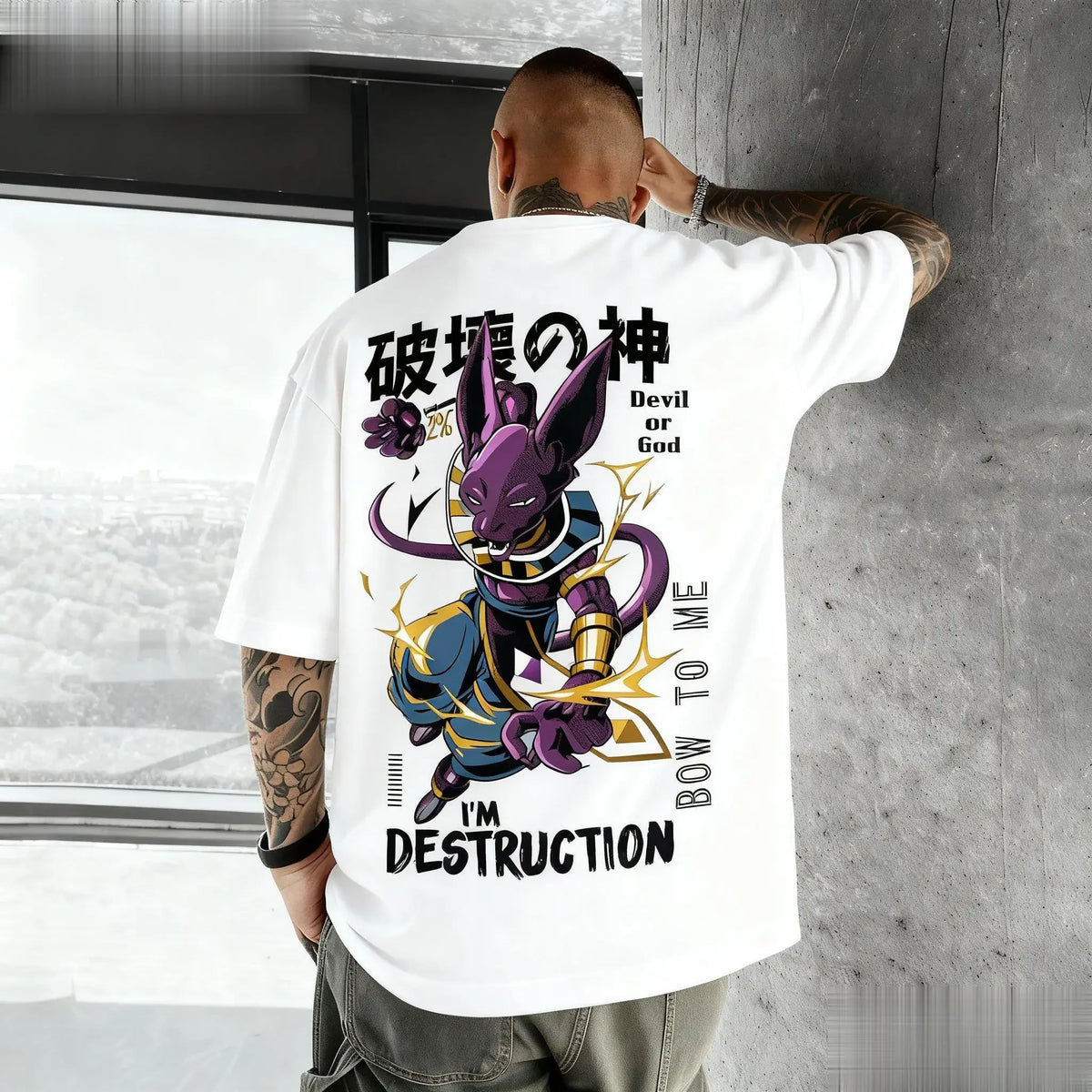 Dragon Ball: Beerus Anime Graphic T-shirt Men Women Cotton Short Sleeve Tee Streetwear Casual Top New Summer Fashion Y2k Clothes