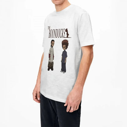 The Boondocks: Riley Huey Freeman T Shirt Stuff 100% Cotton Clothes Vintage Short Sleeve Tee Graphic Printing T-Shirt