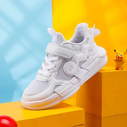 Pokemon: Pikachu  Children Cartoon Sports Shoes Fashion Anime Boy Girl Sneakers Student Casual Running Shoe Breathable Lightweight