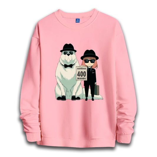 Spy x Family: anime sweatshirts  women's round neck top couple round neck hoodie couple loose casual fashion