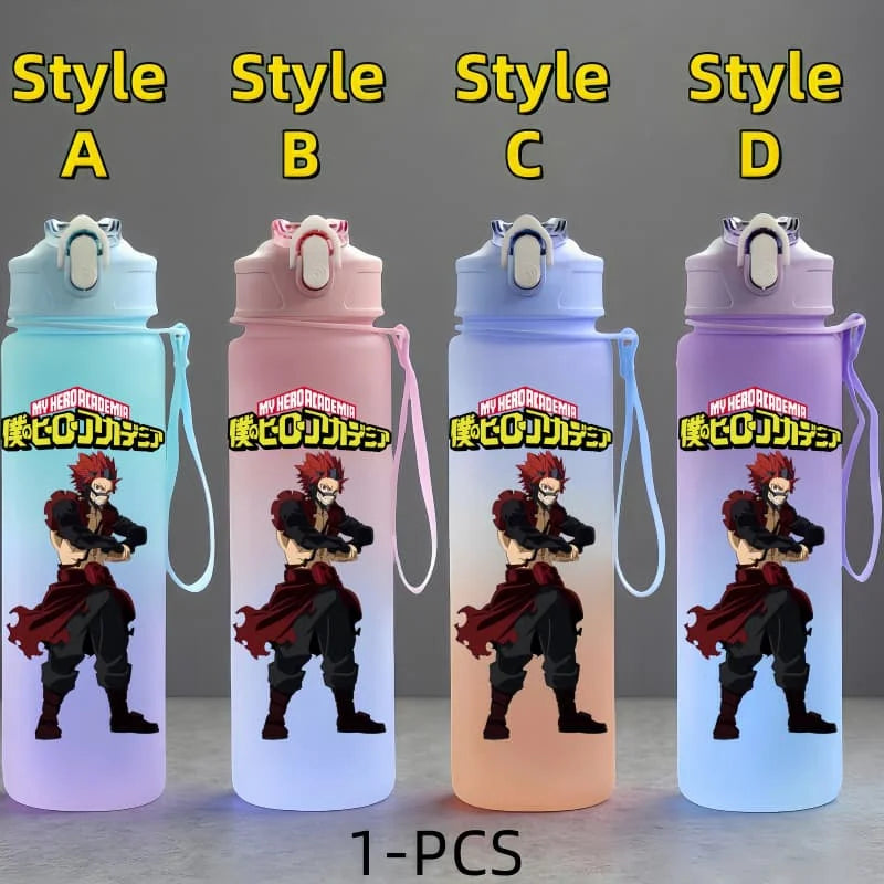 My Hero Academia: Character Water Cup Outdoor Large Capacity Portable Rope Drinking Bottle Children's Gift Drinking Kettle