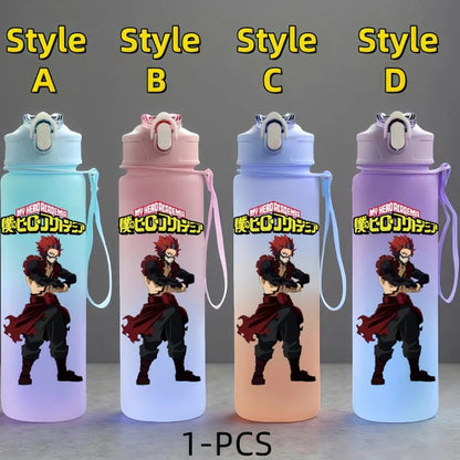 My Hero Academia: Character Water Cup Outdoor Large Capacity Portable Rope Drinking Bottle Children's Gift Drinking Kettle