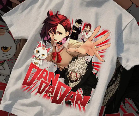 Dandadan: Okarun T-shirt Okarun Momo Ayase Anime Japanese Cute Gift Girl Shirt