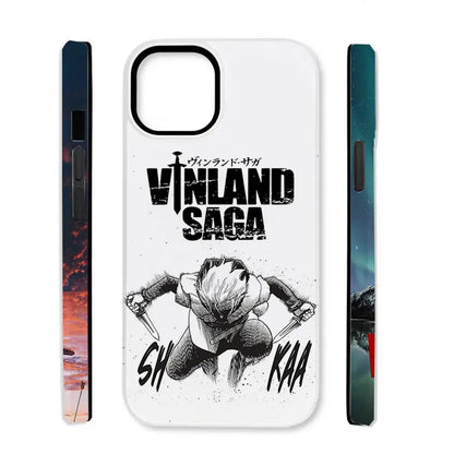 Vinland Saga: (iPhone ONLY) Phone Case For IPhone 17 16 15 14 13 12 Pro Max Plus Glossy HD Double-Layer Liquid Back Film Hard Shell