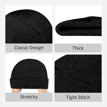 Afro Samurai:  Knit Hat Winter Ski Warm Knitted Caps Plain Cuffed Beanie