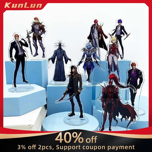 Solo Leveling: Figure Acrylic Stand All Staff Collectible Ornaments Desk Decoration Toys Boys