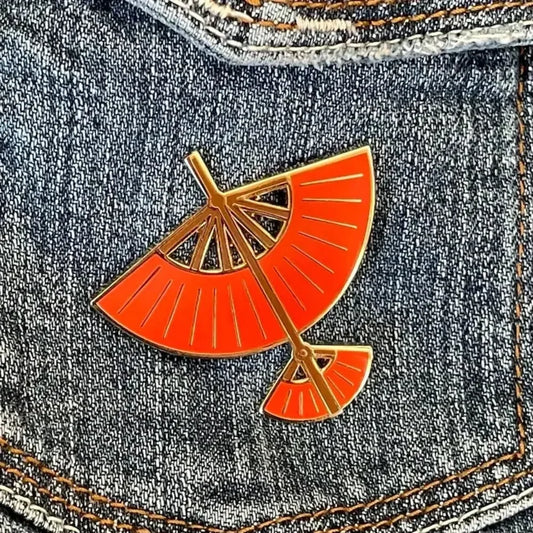 Avatar the Last Airbender:  Lapel Collection - Red Glider Enamel Pin |  Aang's  ATLA  Leo Lotus Art